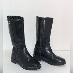 Girls Fashion Boots Black Size 4